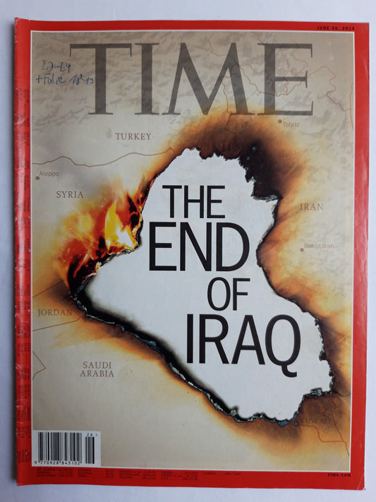 Time magazine The End of Iraq 30.06.2014 Juni 2014