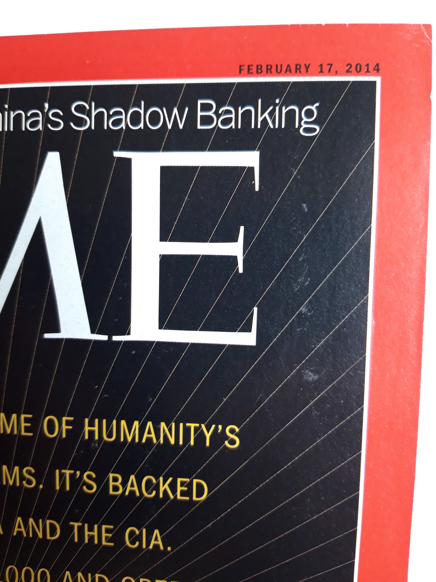 Time magazine IT promises to solve some of humanity`s most complex problems Jeff Bezos NASA CIA The Infinity Machine 17.02.2014 Februar 2014