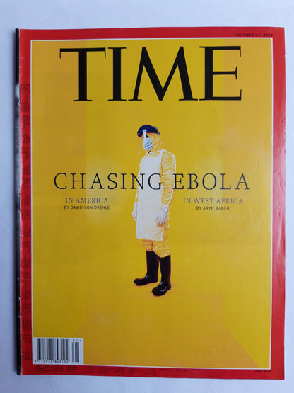 Time magazine Chasing Ebola In America In West Africa 13.10.2014 Oktober 2014