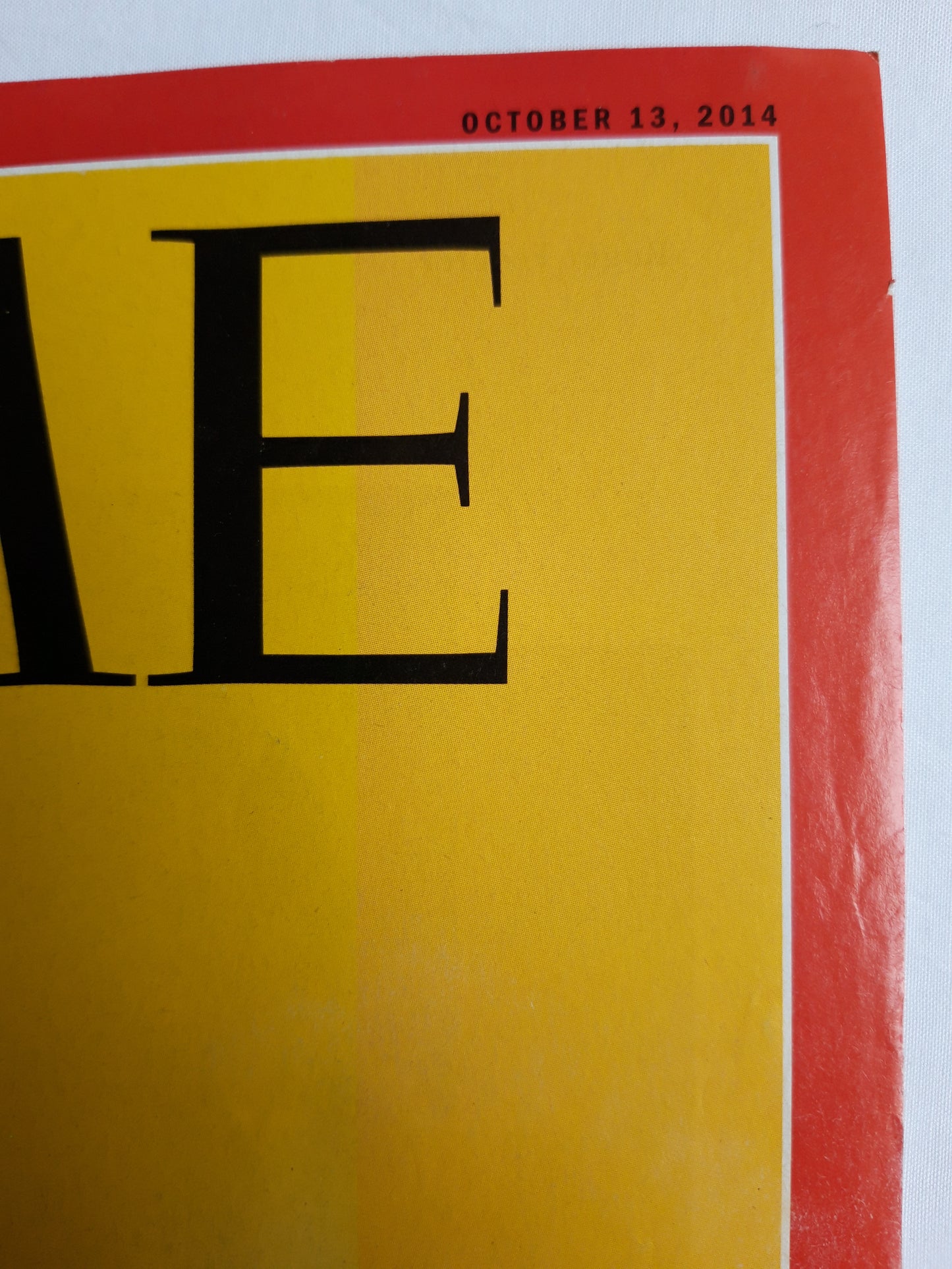 Time magazine Chasing Ebola In America In West Africa 13.10.2014 Oktober 2014
