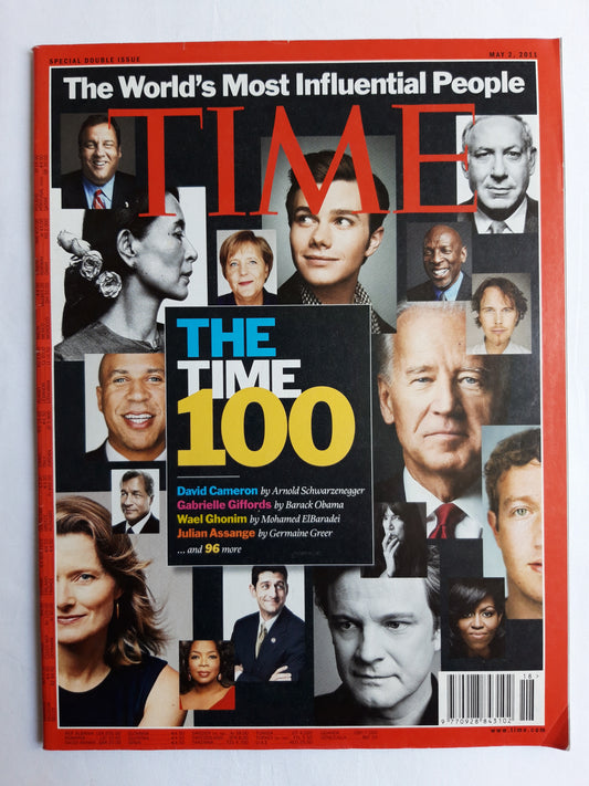 Time magazine The World`s Most Influential People The Time 100 David Cameron Julian Assange 02.05.2011 Mai 2011