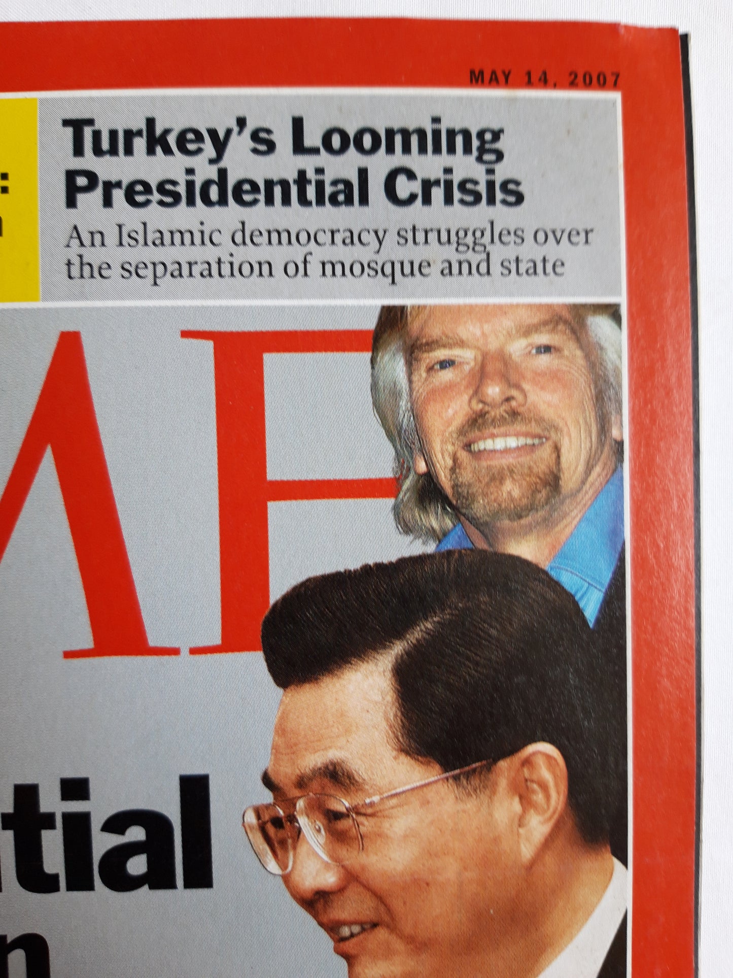 Time magazine The Most Influential People in The World The Time 100 What Putin wants Tony Blair Turkey Islamic democracy 14.05.2007 Mai 2007