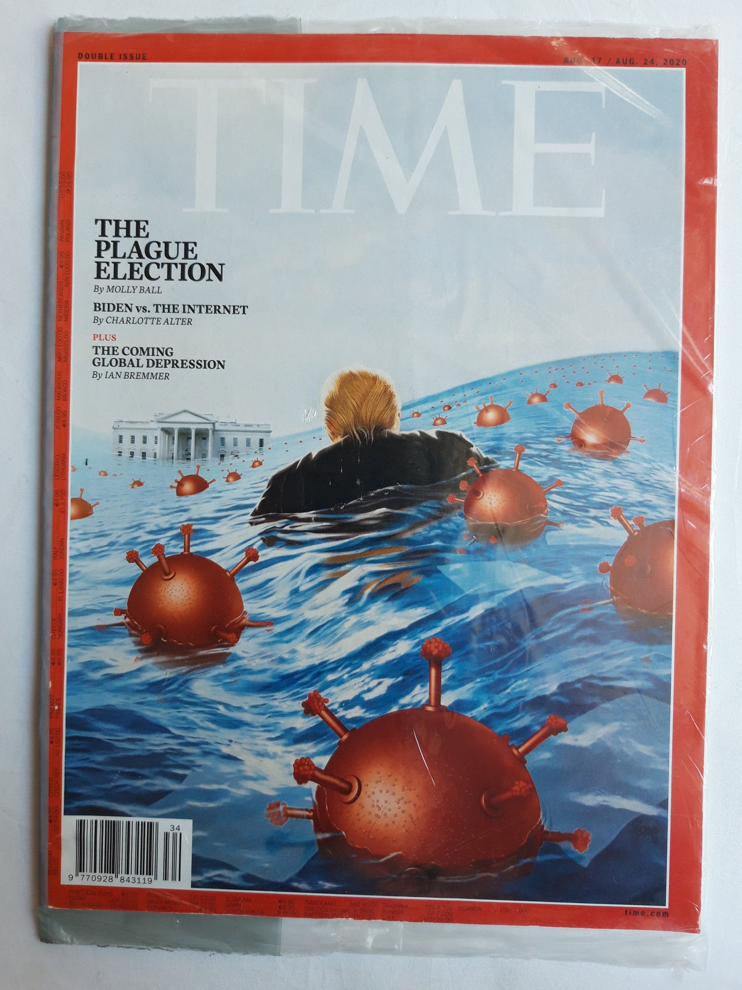 Time magazine The Plague Election Joe Biden vs. the Internet The coming global depression 17.08./24.08.2020 August 2020 OVP