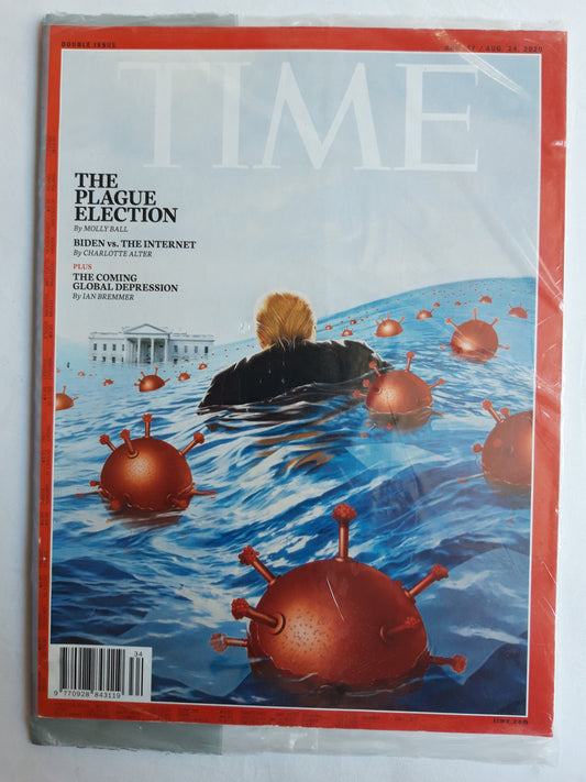 Time magazine The Plague Election Joe Biden vs. the Internet The coming global depression 17.08./24.08.2020 August 2020 OVP