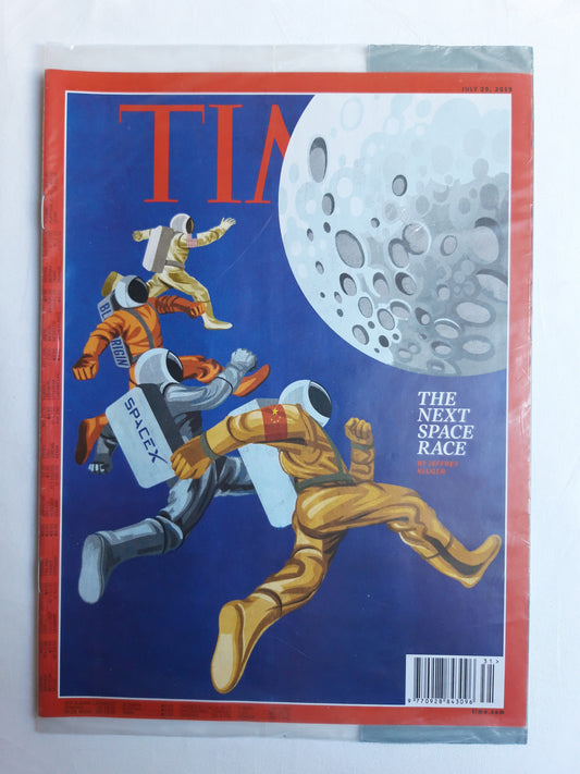 Time magazine The Next Space Race SpaceX Blueorigin 29.07.2019 Juli 2019 OVP