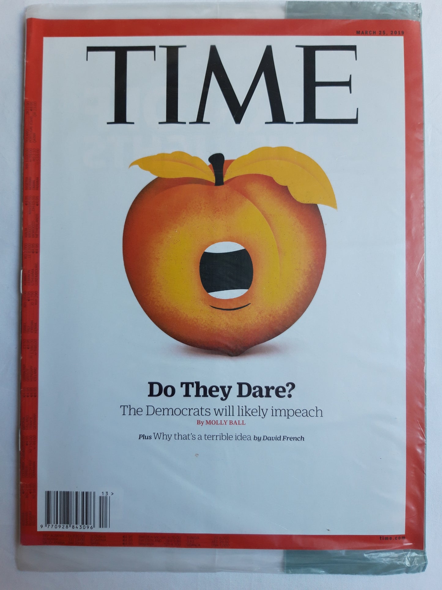 Time magazine Do They Dare? The Democrats will likely inpeach 25.03.2019 März 2019 OVP