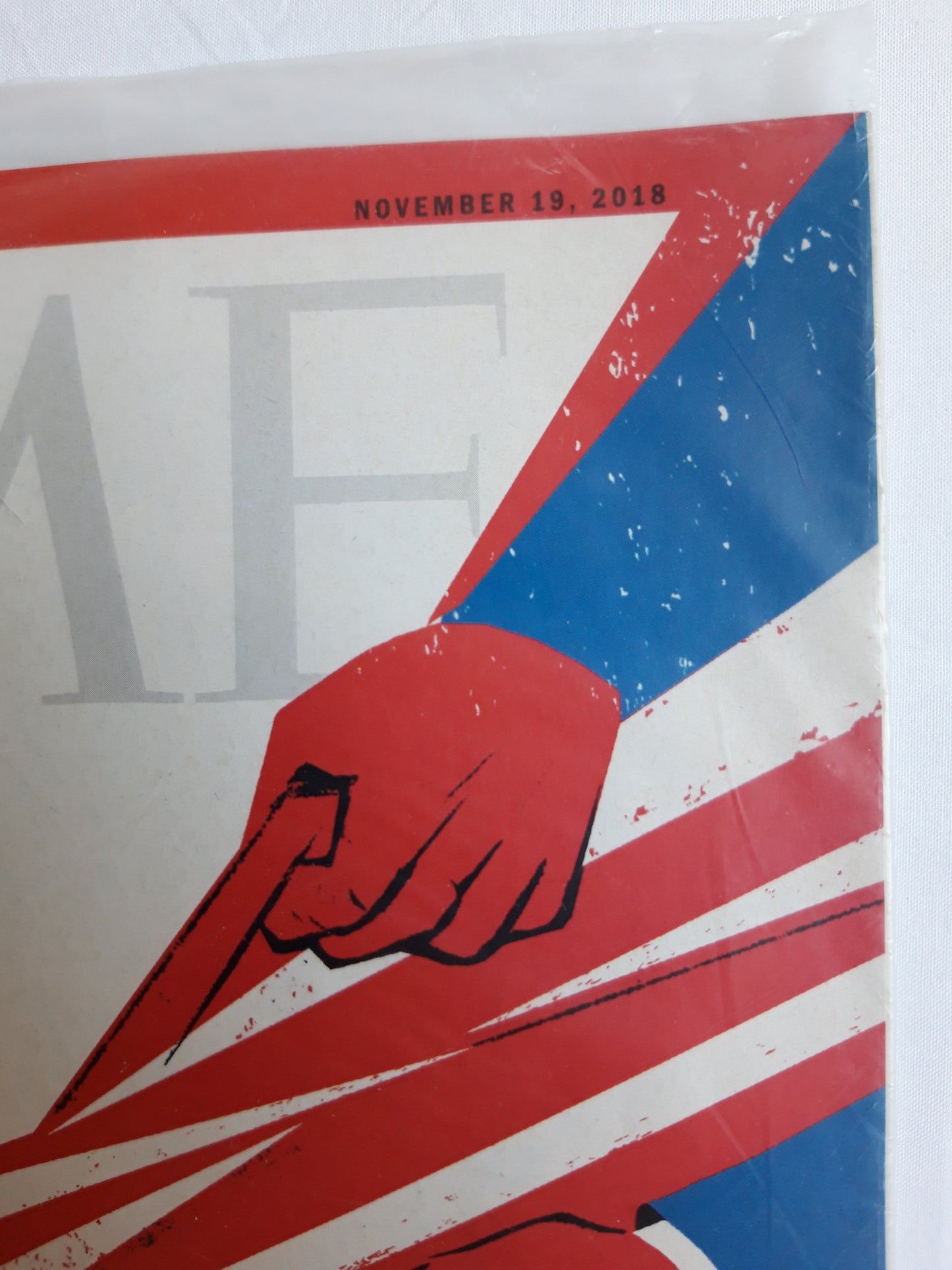 Time magazine Redder Bluer Trumpier The fight is about to get even worse 19.11.2018 November 2018