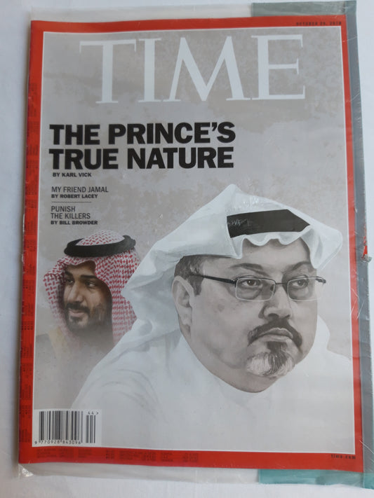 Time magazine The Prince`s True Nature My Friend Jamal Punish The Killers 29.10.2018 Oktober 2018 OVP