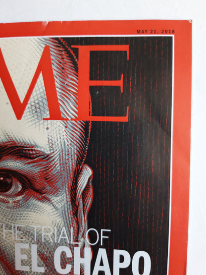 Time magazine The Trial of El Chapo Inside the Case against the world`s most infamous drug baron 21.05.2018 Mai 2018