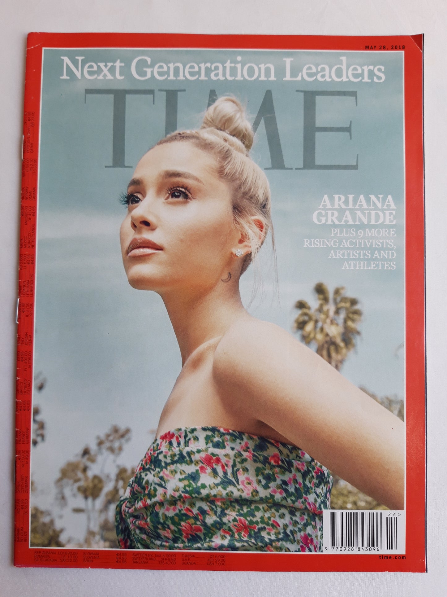 Time magazine Next Generation Leaders Ariana Grande 28.05.2018 Mai 2018