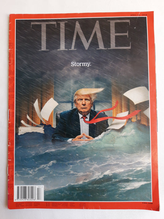 Time magazine Donald Trump Stormy 23.04.2018 April 2018