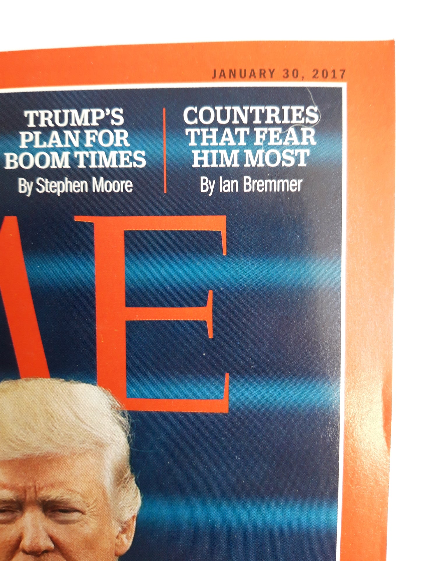 Time magazine Donald Trump 45zj President of the United States of America 30.01.2017 Januar 2017