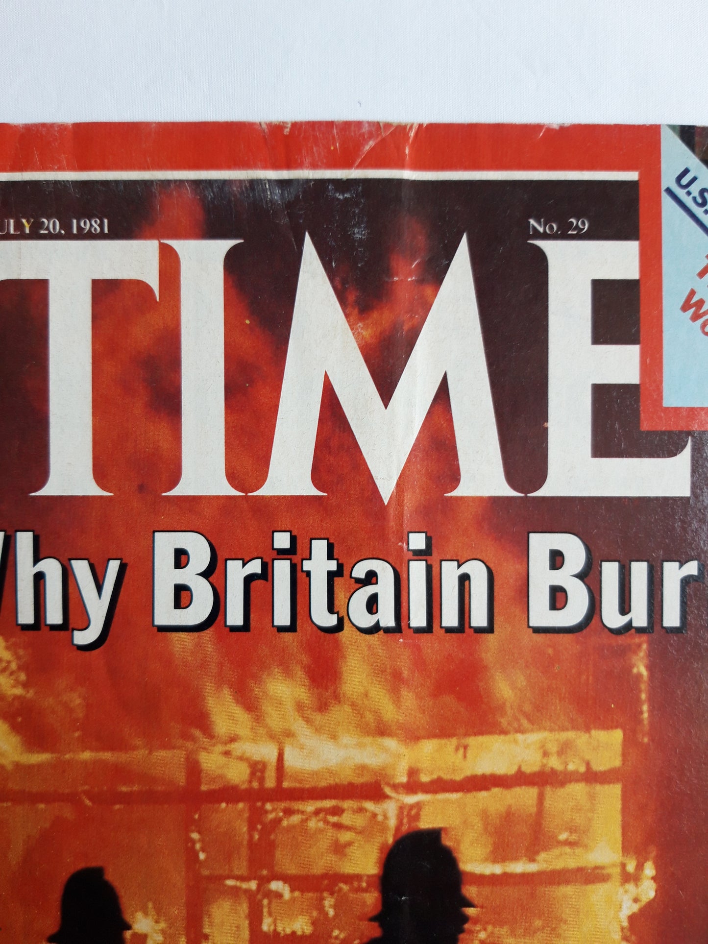 Time magazine Why Britain Burns U.S. Supreme Court The First Woman Sandra Day O`Connor 20.07.1981 Juli 1984 No. 29