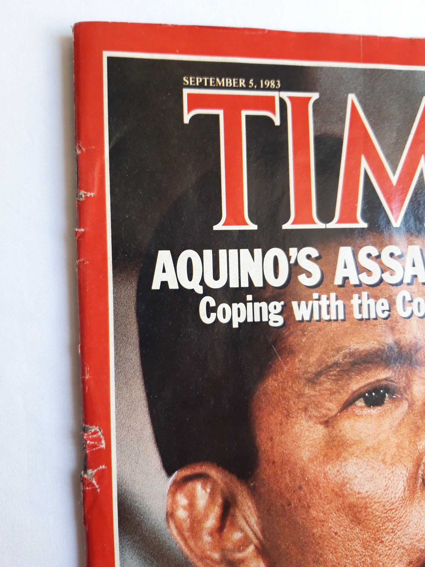 Time magazine Aquino`s Assassination  Coping with the Consequences Philippine President Ferdinand Marcos Private Violence 05.09.1983 September 1983 No.36