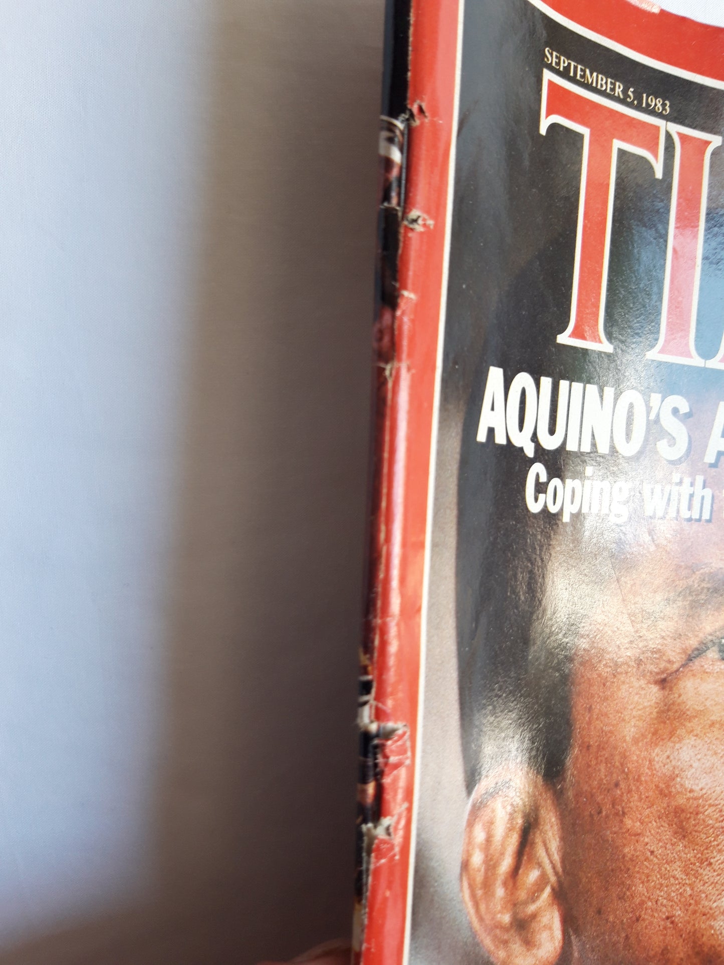 Time magazine Aquino`s Assassination  Coping with the Consequences Philippine President Ferdinand Marcos Private Violence 05.09.1983 September 1983 No.36