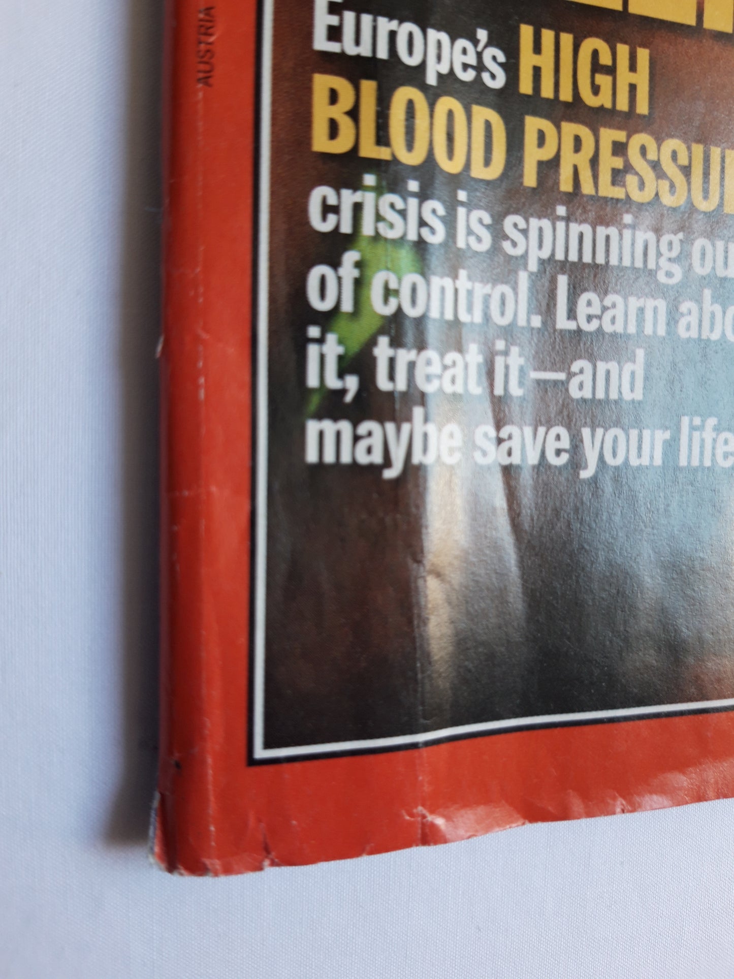 Time magazine The Stealth Killer Europe`s High Blood Pressure crisis 13.12.2004 Dezember 2004