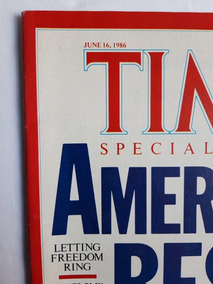 Time magazine Special Issue American Best Disney Sam Spade Movie Monster Magic Sandwich 16.06.1986 Juni 1986No.24