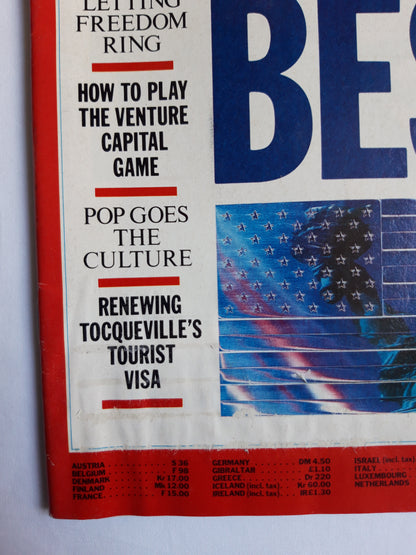 Time magazine Special Issue American Best Disney Sam Spade Movie Monster Magic Sandwich 16.06.1986 Juni 1986No.24