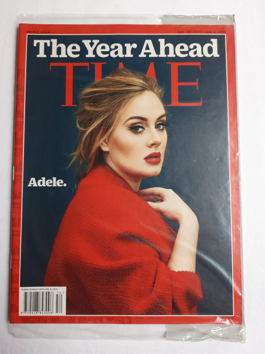 Time magazine Adele 28.12.2015/04.01.2016 Dezember 2015 Januar 2016 OVP
