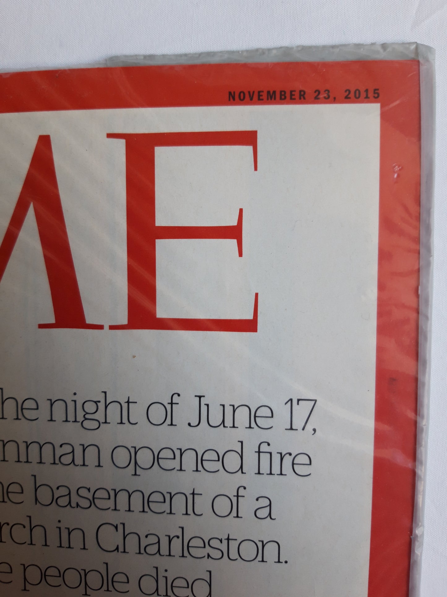 Time magazine What It Takes to Forgive a Killer 23.11.2015 November 2015 OVP