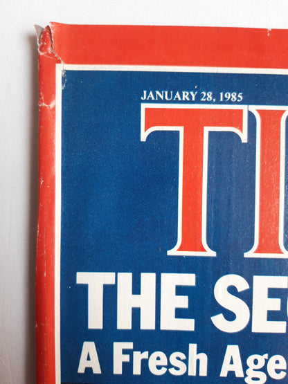 Time magazine The Second Term Ronald Nancy Reagan 28.01.1985 28. Januar 1985 No.4