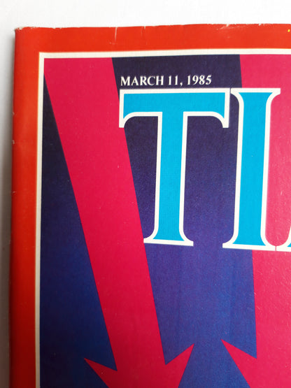 Time magazine Star Wars What`s at Stake in Geneva The Scientific Challenge The U.S. Economy Still Coming On Strong 11.03.1985 März 1985 No. 10