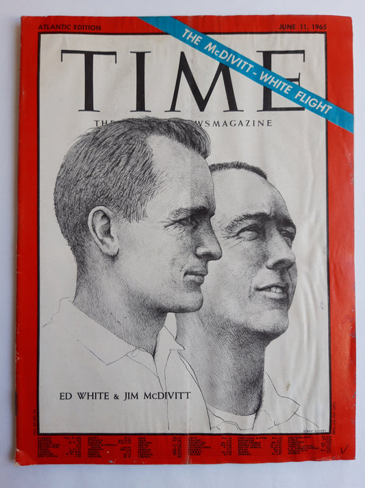 Time magazine Ed White & Jim McDivitt 11.06.1965 11. Juni 1965