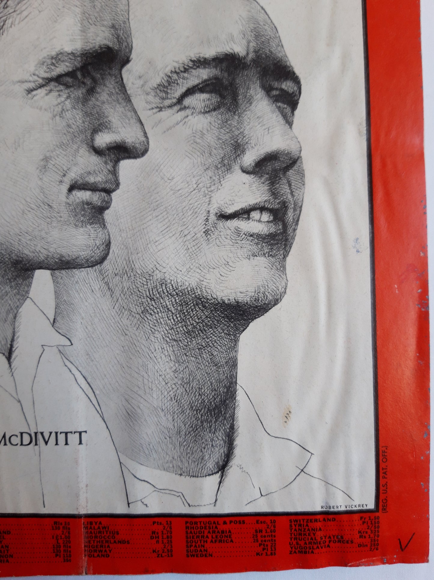 Time magazine Ed White & Jim McDivitt 11.06.1965 11. Juni 1965