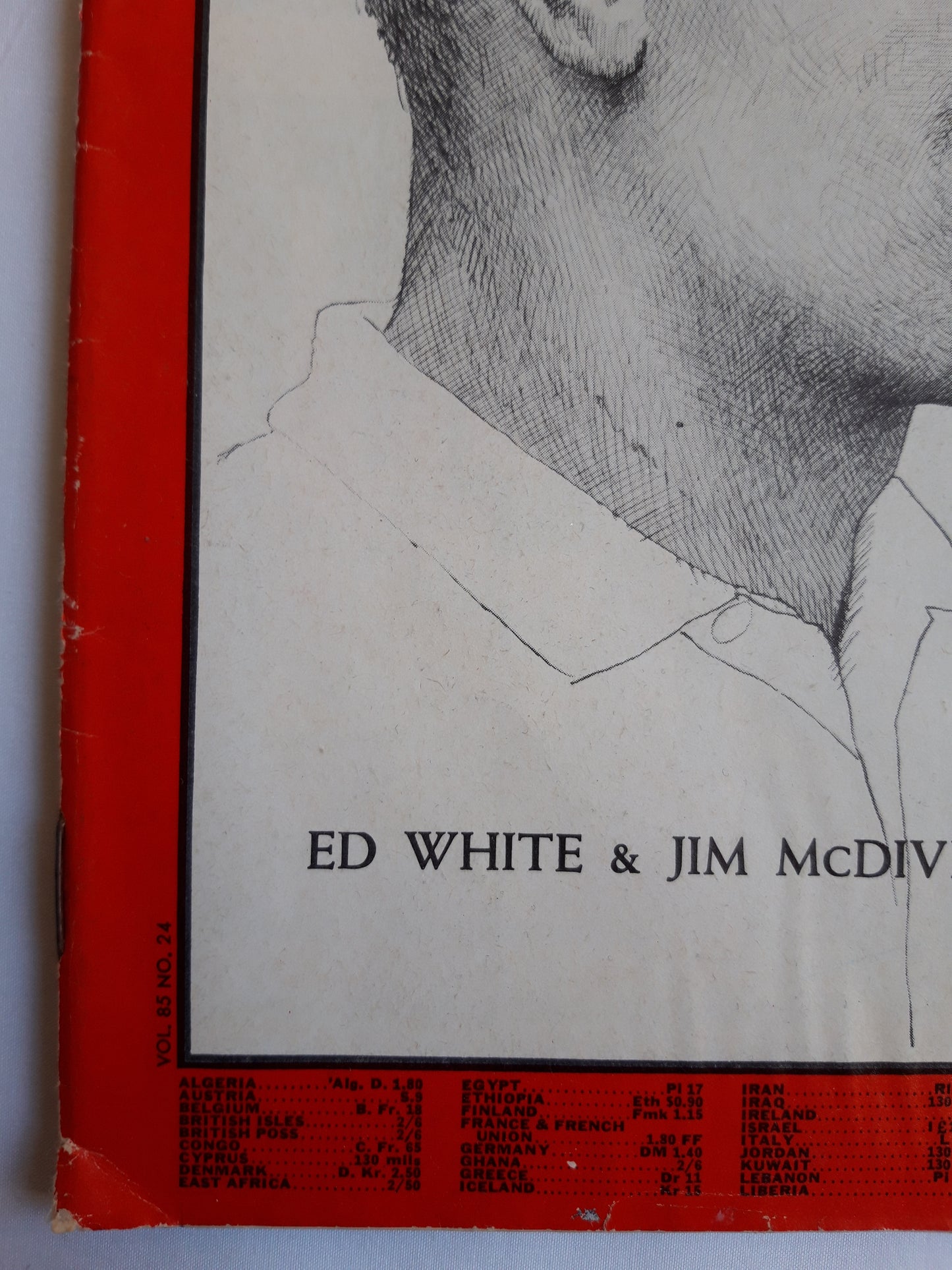 Time magazine Ed White & Jim McDivitt 11.06.1965 11. Juni 1965