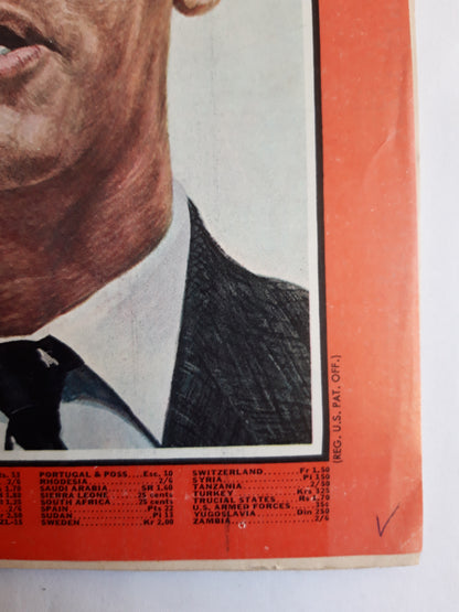 Time magazine Rhodesia's Ian Smith The white man in black Africa 05.11.1965 November 1965