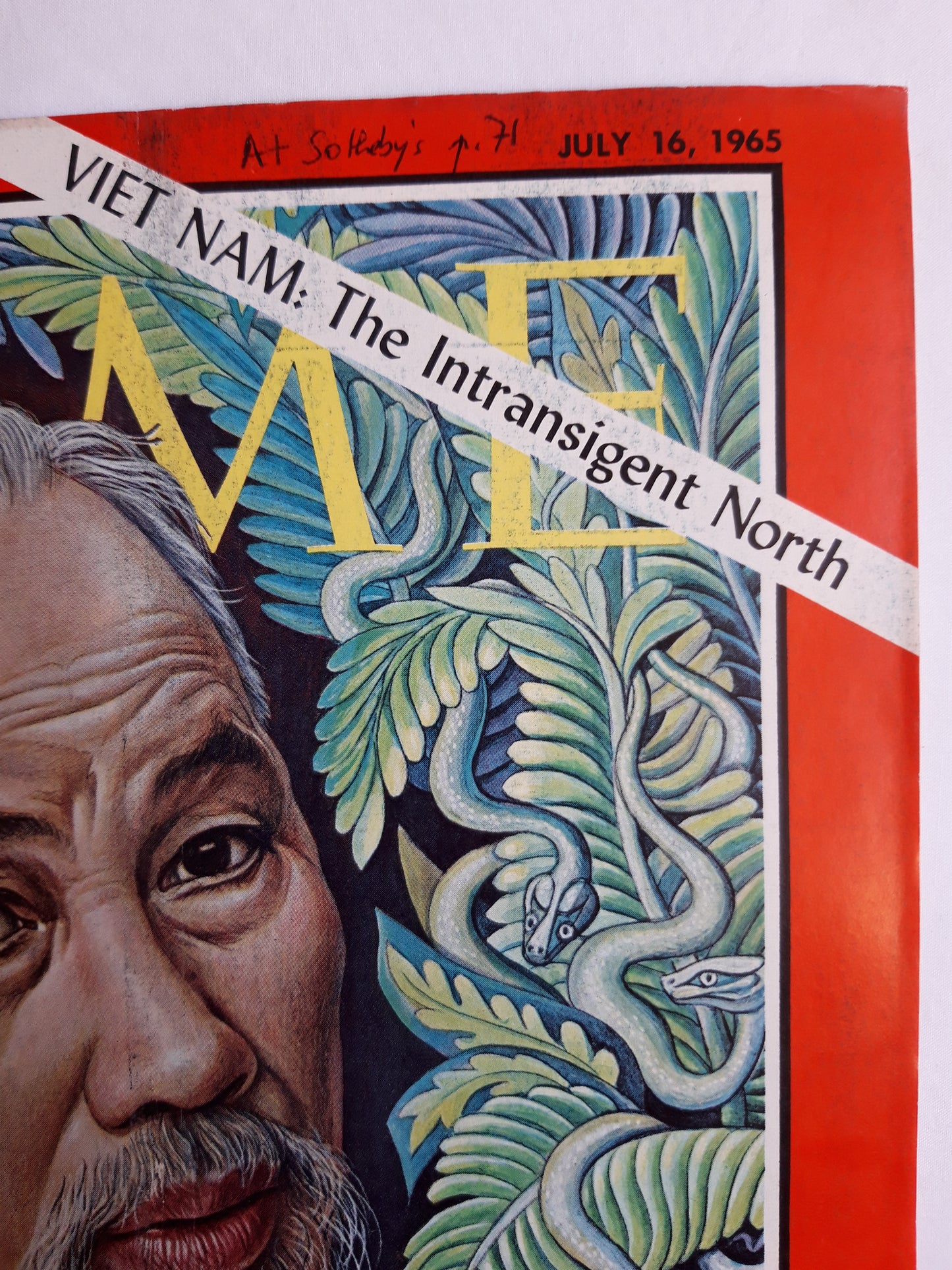Time magazine Ho Chi Minh Viet Nam: The Intransigent North 16.07.1965 July Juli 1965