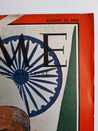 Time magazine Prime Minister Shastri India Without Nehru 13.08.1965 August 1965