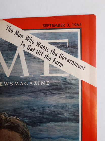 Time magazine Farm Bureau's Charles Shuman The Man Who Wants the Government To Get Off the Farm 03.09.1965 September 1965