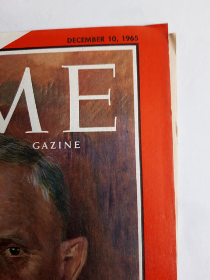 Time magazine General Johnson Army Chief of Staff The Battlefield Is a Lonely Place 10.12.1965 Dezember December 1965