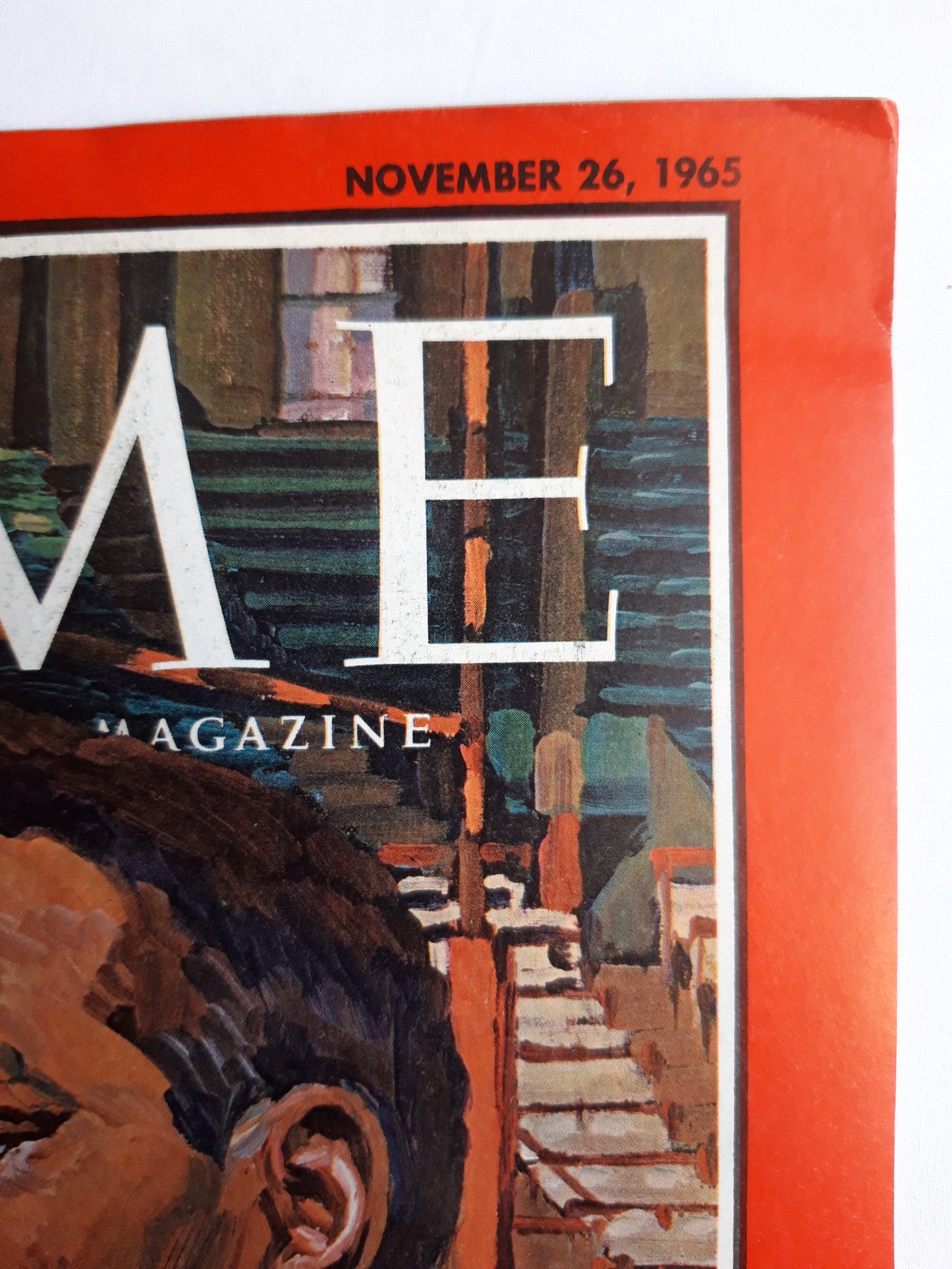 Time magazine Cleveland'a Jimmy Brown 26.11.1965 November 1965