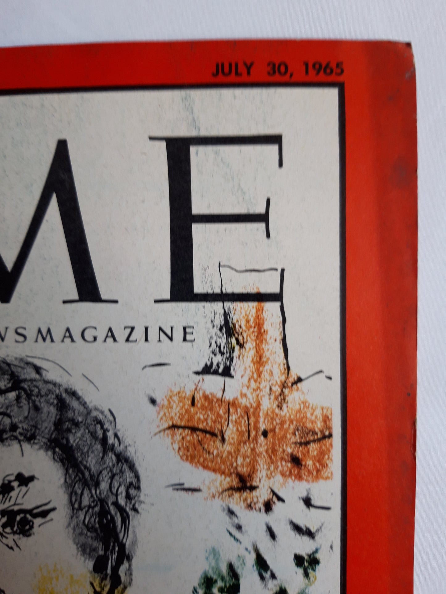 Time magazine Marc Chagall Self-Portrait 30.07.1965 July Juli 1965