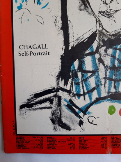 Time magazine Marc Chagall Self-Portrait 30.07.1965 July Juli 1965