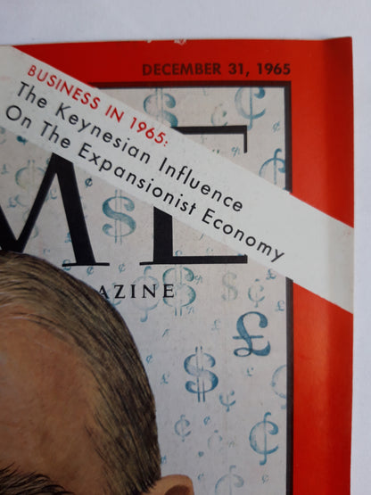 Time magazine John Maynard Keynes Business in 1965: The Keynesian Influence On the Expansionist Economy 31.12.1965 December Dezemberr 1965