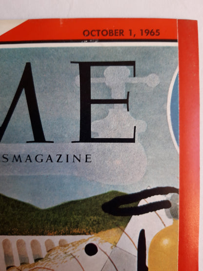 Time magazine Water: Worldwide Use & Misuse 01.10.1965 Oktober October 1965