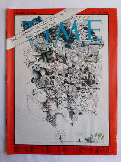 Time magazine The Communications Exposion Early Birt-And After 14.05.1965 May Mai 1965