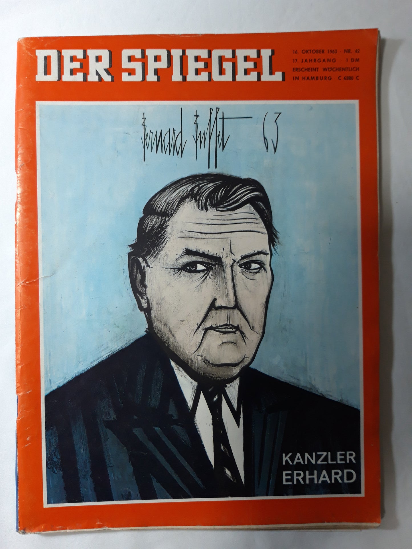 Der Spiegel Kanzler Edhard Nr. 42 16.10.1963 Oktober/October 1963