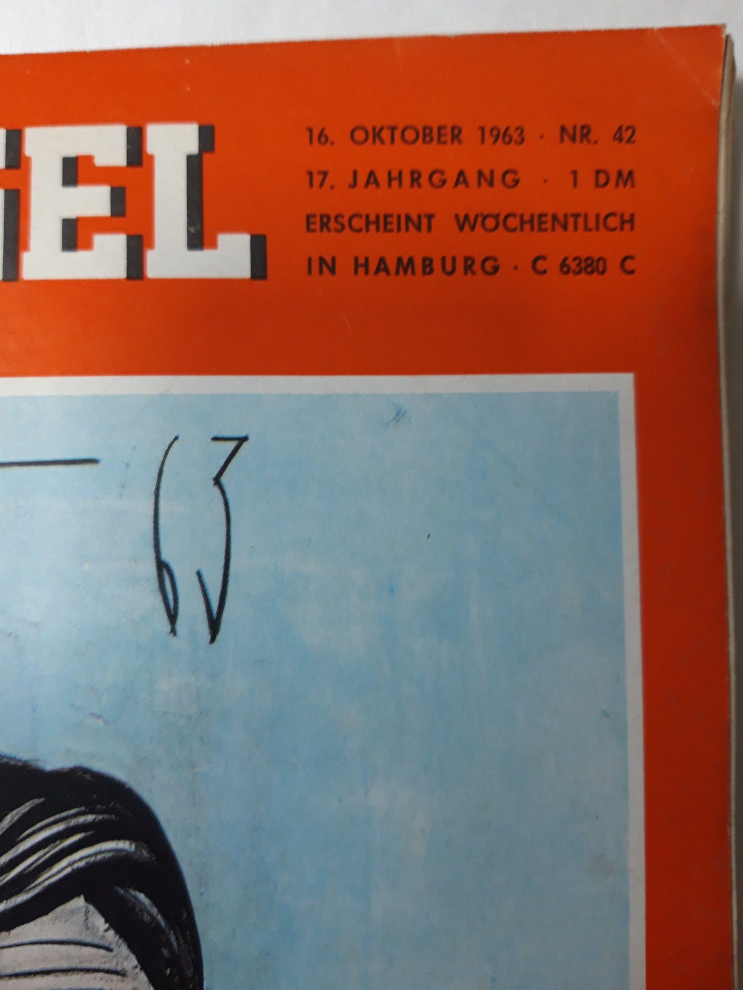 Der Spiegel Kanzler Edhard Nr. 42 16.10.1963 Oktober/October 1963