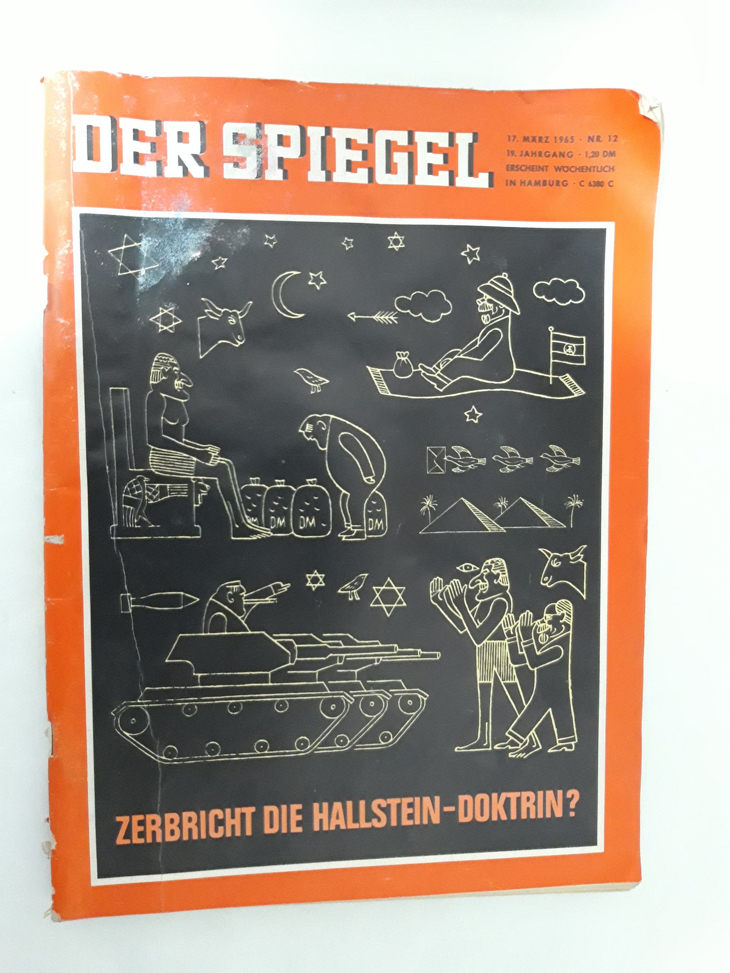 Der Spiegel Zerbricht die Hallstein-Doktrin? Nr. 12 17.03.1965 March März 1965