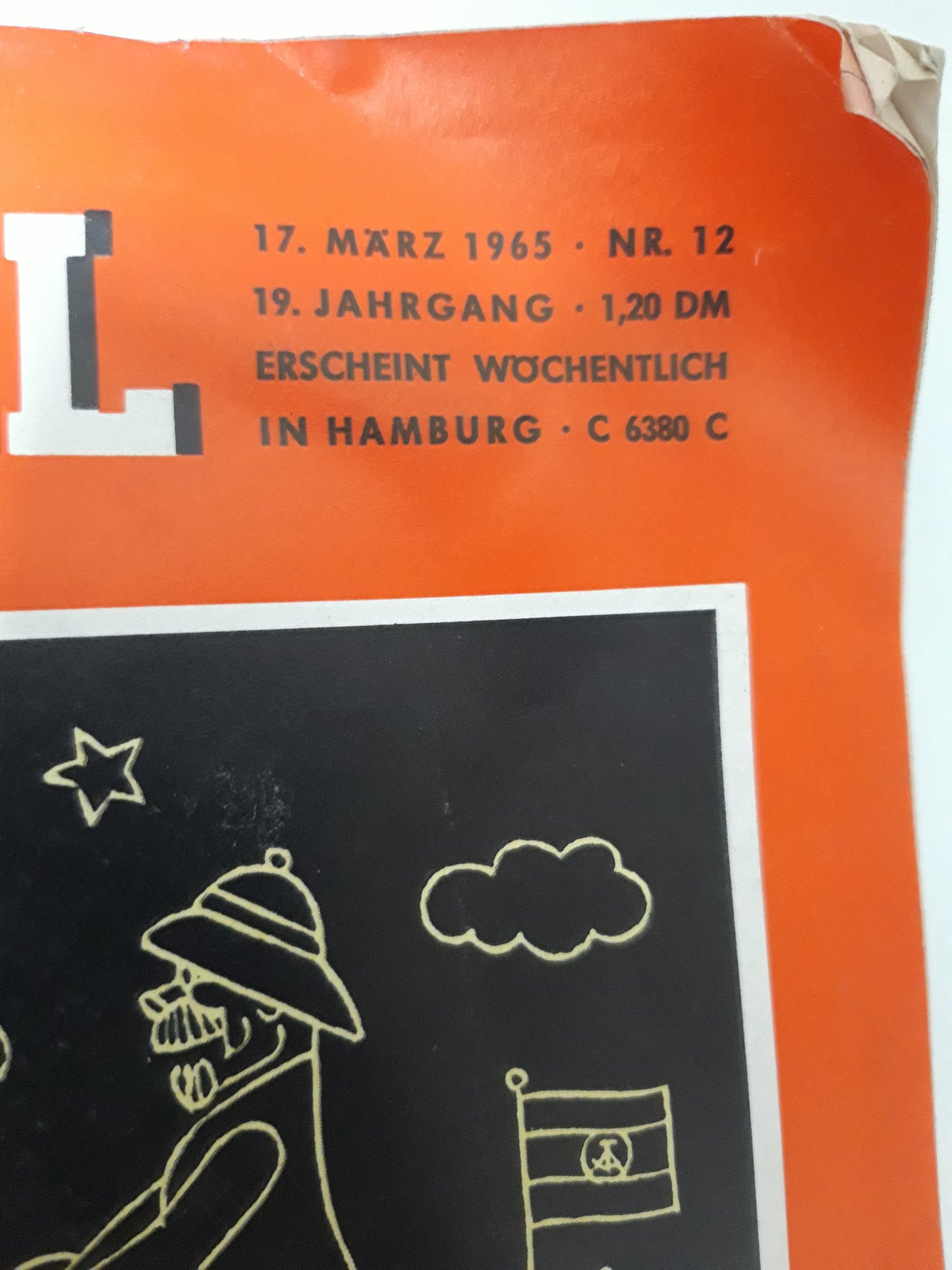 Der Spiegel Zerbricht die Hallstein-Doktrin? Nr. 12 17.03.1965 March März 1965