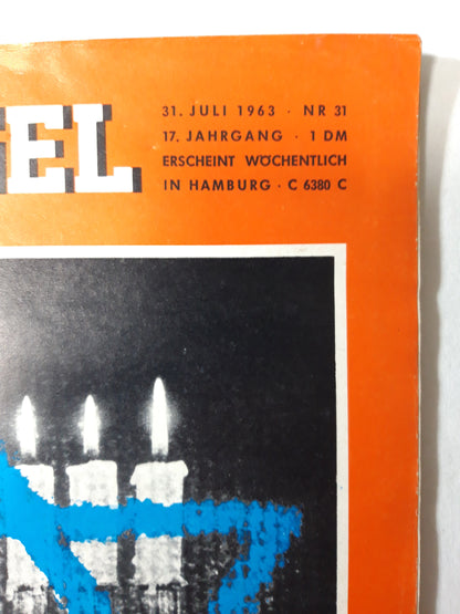 Der Spiegel Juden in Deutschland Nr. 31 31.07.1963 Juli July 1963