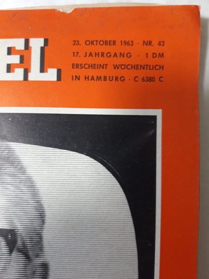 Der Spiegel Panorama Geschichte einer Affäre Rüdiger Proske 23.10.1963 Oktober October 1963