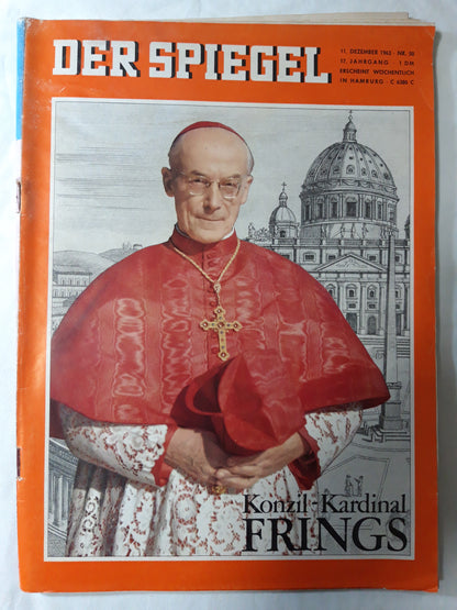 Der Spiegel Konzil-Kardinal Frings 11.12.1963 Dezember December 1963
