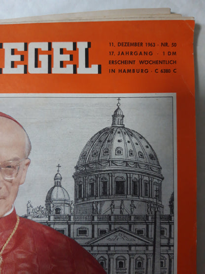 Der Spiegel Konzil-Kardinal Frings 11.12.1963 Dezember December 1963