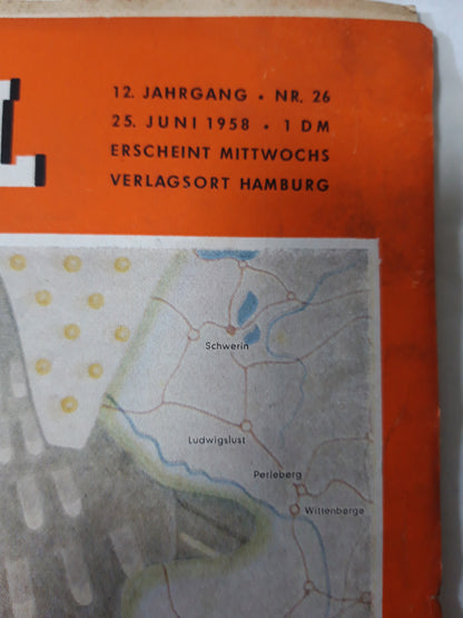 Der Spiegel Rauche. Staune. Gute Laune Außerminister Heinrich von Brentano (Bonn) 25.06.1958 Juni Juny 1958