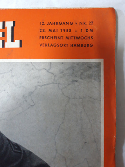 Der Spiegel Republik am Fallschirm Algeriens Putsch-General Massu (Frankreich) 28.05.1958 Mai May 1958